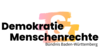 Wort-Bild-Logo des Bündnisses für Demokratie und Menschenrechte Baden-Württemberg